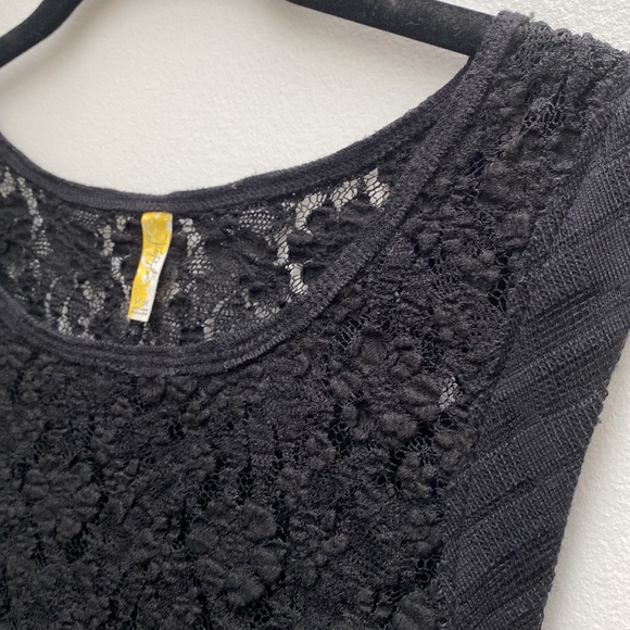 Your Anthro sales closet - lace top with cut out back - Picture 3 of 4